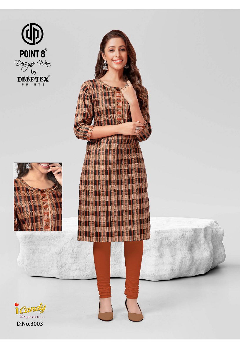 Deeptex I Candy Express 3 Wholesale Cotton Printed Kurtis
